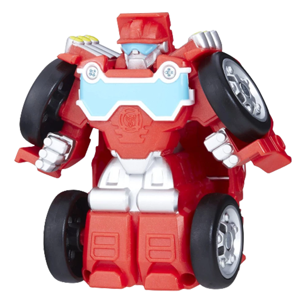 Hasbro Playskool Transformers Heatwave The Fire-Bot Flip Racers Hero Rescue Bots Robot Figure 5 Hasbro Playskool Transformers Heatwave The Fire-Bot Flip Racers Hero Rescue Bots Robot Figure