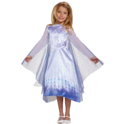 Disguise Costumes Disney Frozen 2 Elsa Snow Queen Girls Dress Cape Costume - Small (4/6)