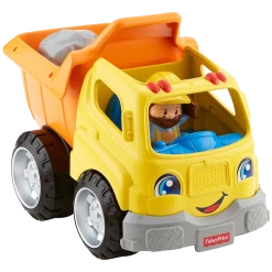 Fisher-Price Little People Dump Truck Construction Worker Figure Action Figures