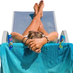 LogoPeg Paw Patrol Beach Towel Clips Chilling Out Cool Nickelodeon Pool Secure Bag Chair