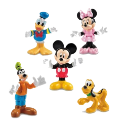 Fisher-Price Action Figures Disney Clubhouse Pals 5PK Mickey Donald Minnie Goofy Pluto Figures