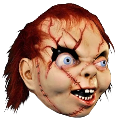 Trick Or Treat Studios Costumes Bride Of Chucky Horror Movie Adult Mask Officially Licensed Costume Accessory