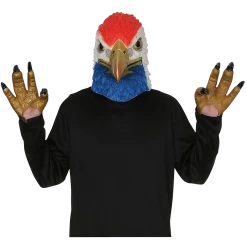 Seasons Patriotic USA American Eagle Mask With Hands Costume Political Events Costumes