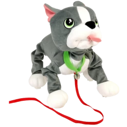 Commonwealth Toys Plush Toys Peppy Pets French Bulldog Walks Runs Plush Interactive Kids Toy