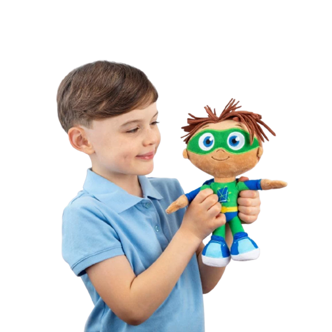 Mighty Mojo Super Why! Plush Whyatt Beanstall Doll Wyatt Green Willy Super Readers Licensed 4 Mighty Mojo Super Why! Plush Whyatt Beanstall Doll Wyatt Green Willy Super Readers Licensed