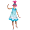 Disguise Costumes Troll Movie 2 Poppy Deluxe Girls Licensed Costume - X-Small (3T/4T)