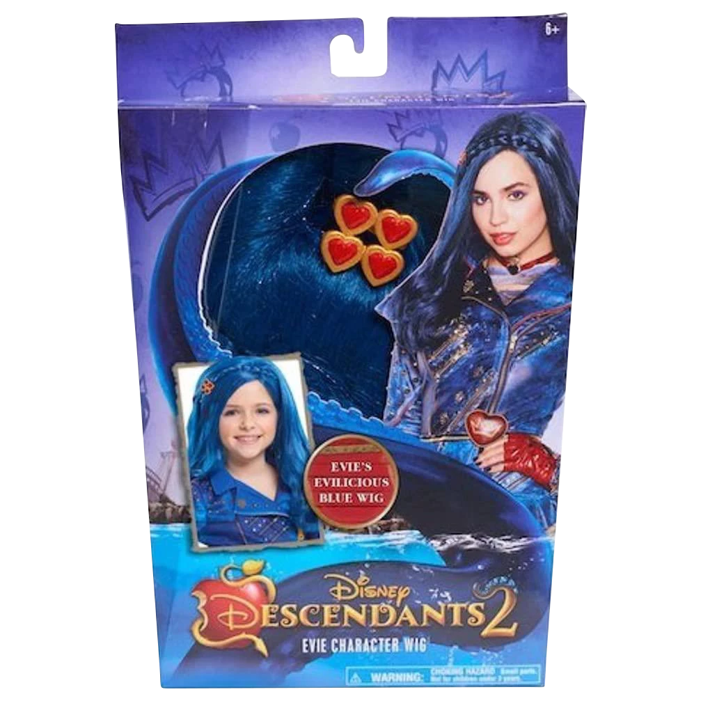 Just Play Disney Descendants 2 Evie Character Girls Wig Evilicious Blue 3 Just Play Disney Descendants 2 Evie Character Girls Wig Evilicious Blue