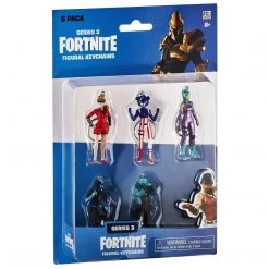 Action Figures Fortnite Keychains 5pk Sun Strider Fireworks Leader Wonder Fusion Rippley Figures PMI International