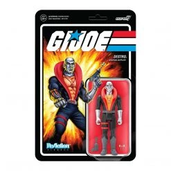 G.I. Joe Destro Weapons Supplier Cobra Wave 1 Animated Series Figure Super7 Action Figures