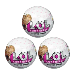 MGA L.O.L. Surprise! Glitter Series Limited Edition Doll Figure Set 3 Pack