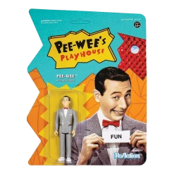 Super7 Pee Wee's Playhouse Pee-Wee Reaction Collectible Action Figure - Articulated (Retro) Action Figures