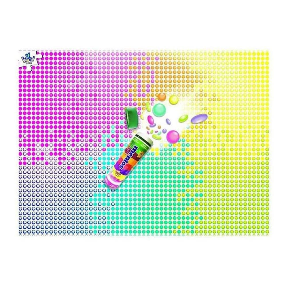 Mentos Rainbow Supersized 1,000pc Colorful Candy Jigsaw Puzzle 20"x27" YWOW Puzzles 4 Mentos Rainbow Supersized 1,000pc Colorful Candy Jigsaw Puzzle 20"x27" YWOW Puzzles
