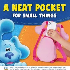 Blue's Clues Magenta Plush Dog Backpack Animated Charactor Nickelodeon Kids Show PMI International