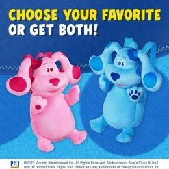 Blue's Clues Magenta Plush Dog Backpack Animated Charactor Nickelodeon Kids Show PMI International