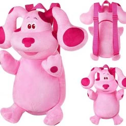 Blue's Clues Magenta Plush Dog Backpack Animated Charactor Nickelodeon Kids Show PMI International
