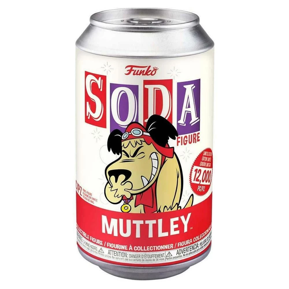 Action Figures Funko Soda Muttley Hanna Barbera Non-Chase Wacky Race Laughing Dog Figure 4 Action Figures Funko Soda Muttley Hanna Barbera Non-Chase Wacky Race Laughing Dog Figure