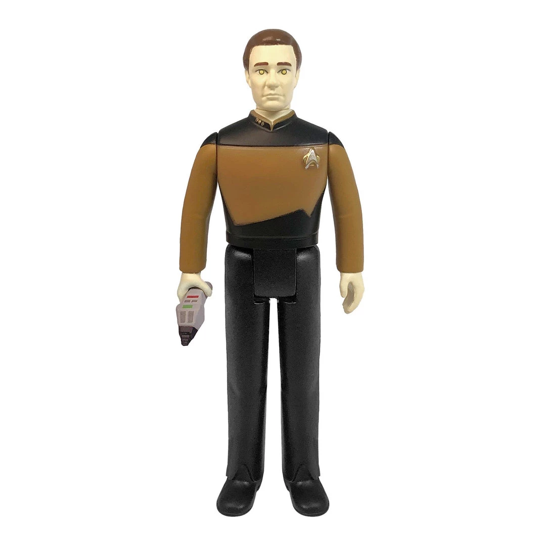Action Figures Star Trek The Next Generation Data Brent Spiner TNG Wave 1 ReAction Figure Super7 4 Action Figures Star Trek The Next Generation Data Brent Spiner TNG Wave 1 ReAction Figure Super7