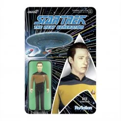 Action Figures Star Trek The Next Generation Data Brent Spiner TNG Wave 1 ReAction Figure Super7