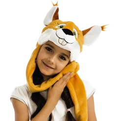 5 O'Reet Nutty Squirrel Chipmunk Plush Headpiece Kids Costume Dress-Up Play Accessory
