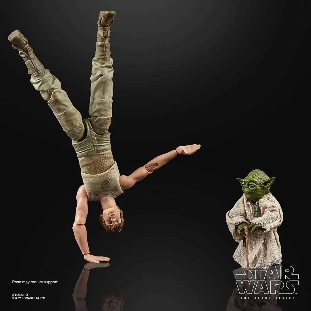 Action Figures Star Wars 40th Black Series Luke Skywalker Yoda Jedi Training Figure Set Hasbro 6 Action Figures Star Wars 40th Black Series Luke Skywalker Yoda Jedi Training Figure Set Hasbro