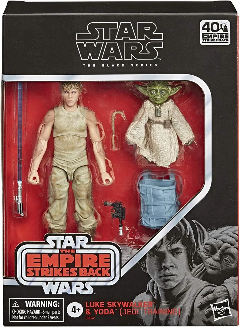 Action Figures Star Wars 40th Black Series Luke Skywalker Yoda Jedi Training Figure Set Hasbro 4 Action Figures Star Wars 40th Black Series Luke Skywalker Yoda Jedi Training Figure Set Hasbro