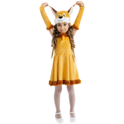 5 O'Reet Fairy Tail Squirrel Nutty Chipmunk Girls Plush Costume Dress-Up Play Kids - X-Small