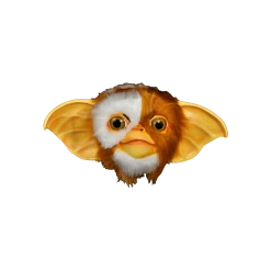 GREMLINS Gizmo Mask Large Synthetic Hair Halloween Latex Trick Or Treat Studios