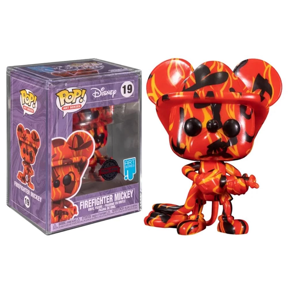 Funko Artist Series Firefighter Mickey Special Edition Red Figure Disney 3 Funko Artist Series Firefighter Mickey Special Edition Red Figure Disney