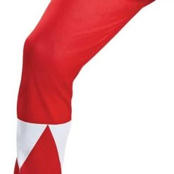 Power Rangers Red Power Ranger Classic Muscle Boys Size XL 14/16 Mighty Morphine Sabin Disguise