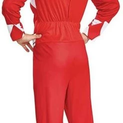 Power Rangers Red Power Ranger Classic Muscle Boys Size XL 14/16 Mighty Morphine Sabin Disguise