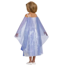 Disguise Costumes Disney Frozen 2 Elsa Snow Queen Girls Dress Cape Costume - Small (4/6)