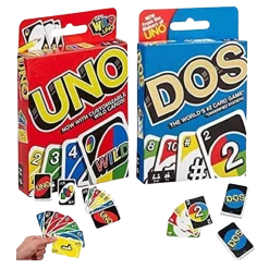 Mattel 8ct Card Games Mega Pack Uno Pictionary Phase 10 Mad Gab Dos Bold Blink Pic Flip