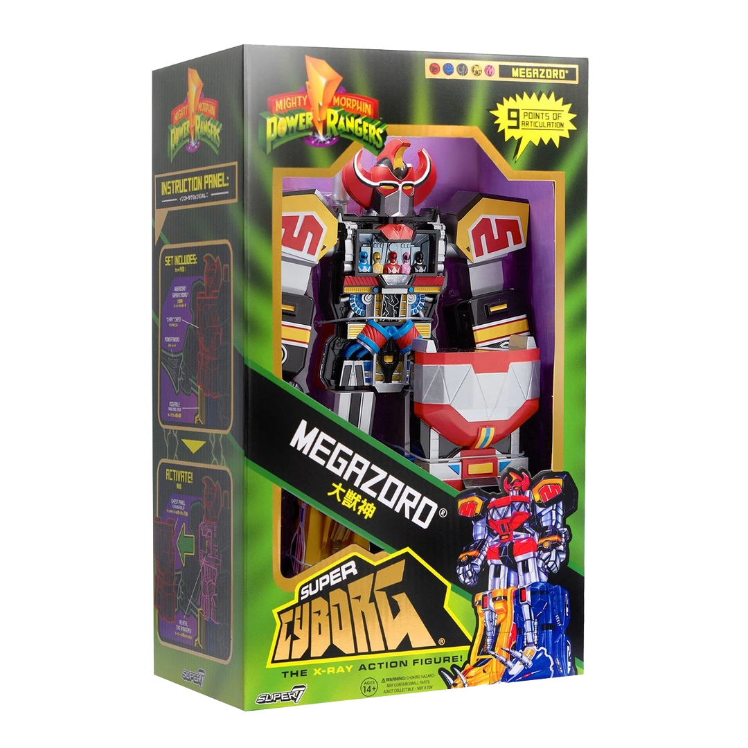 Super7 Action Figures Power Rangers Super Cyborg Megazord Mighty Morphin X-Ray Original Figure 3 Super7 Action Figures Power Rangers Super Cyborg Megazord Mighty Morphin X-Ray Original Figure