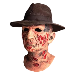 Trick Or Treat Studios Masks Nightmare On Elm Street Freddy Mask Fedora Hat Springwood Slasher Deluxe Horror