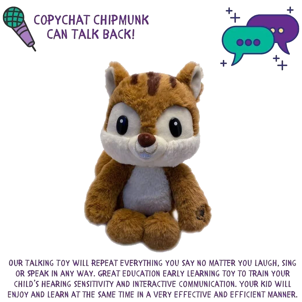 Copy Chats Plush Toys Copy Chat Plush - Chipmunk 7 Copy Chats Plush Toys Copy Chat Plush - Chipmunk
