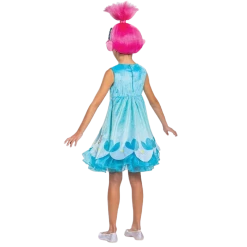 Disguise Troll Movie 2 Poppy Deluxe Girls Licensed Costume - Small (4/6) Costumes