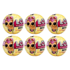 MGA L.O.L. Surprise! Pet Series 3 Doll Mystery Pack Wave-1 Figure 6-Pack