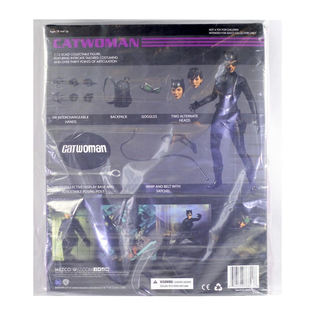 One: 12 DC Catwoman Action Figure Mezco Toyz Collective JAN189082 Action Figures 4 One: 12 DC Catwoman Action Figure Mezco Toyz Collective JAN189082 Action Figures