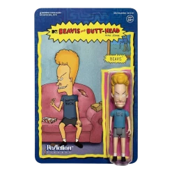 Action Figures Beavis & Butt-Head ReAction Cornholio Figure Plastic Retro Design Super7