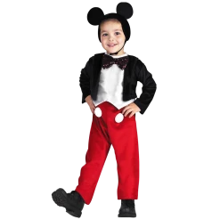 Disguise Costumes Disney Mickey Mouse Deluxe Kids Licensed Costume Outfit - Medium (3T/4T)