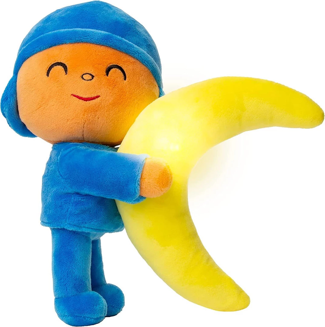Pocoyo With Night Light Up Moon Soft Plush Doll Bedtime Buddy Figure Mighty Mojo Action Figures 3 Pocoyo With Night Light Up Moon Soft Plush Doll Bedtime Buddy Figure Mighty Mojo Action Figures