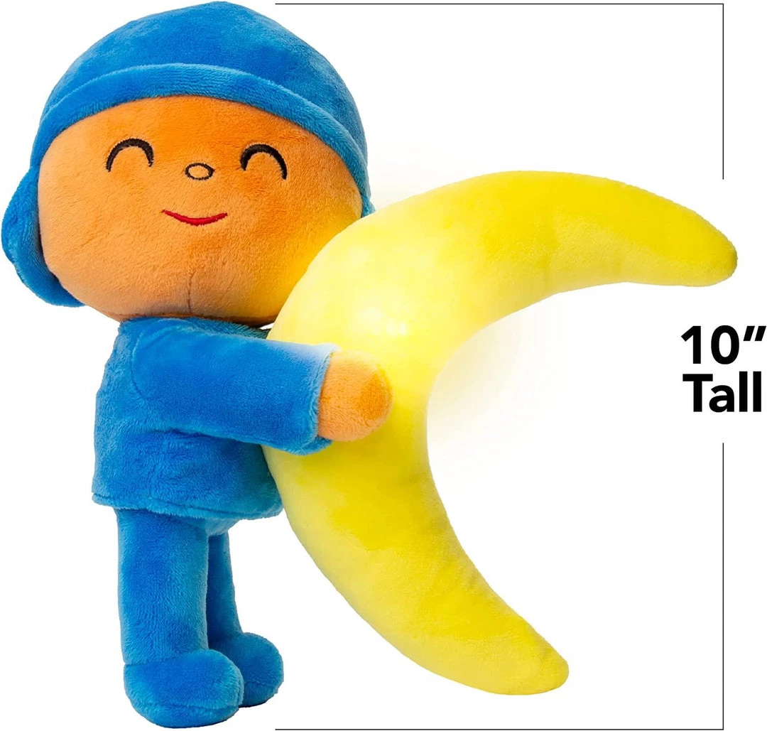 Pocoyo With Night Light Up Moon Soft Plush Doll Bedtime Buddy Figure Mighty Mojo Action Figures 7 Pocoyo With Night Light Up Moon Soft Plush Doll Bedtime Buddy Figure Mighty Mojo Action Figures