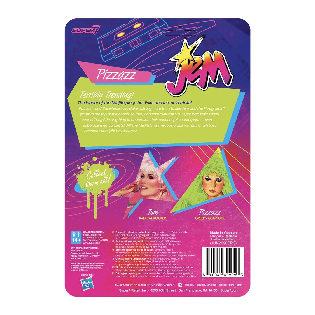 Jem And The Holograms Jem 1980s Animated Rock Band Series Figure Super7 5 Jem And The Holograms Jem 1980s Animated Rock Band Series Figure Super7