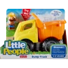 Fisher-Price Little People Dump Truck Construction Worker Figure Action Figures