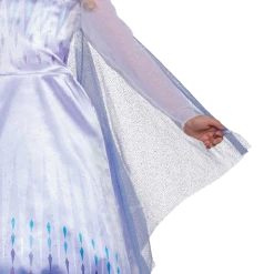 Disguise Costumes Disney Frozen 2 Elsa Snow Queen Girls Dress Cape Costume - Small (4/6)