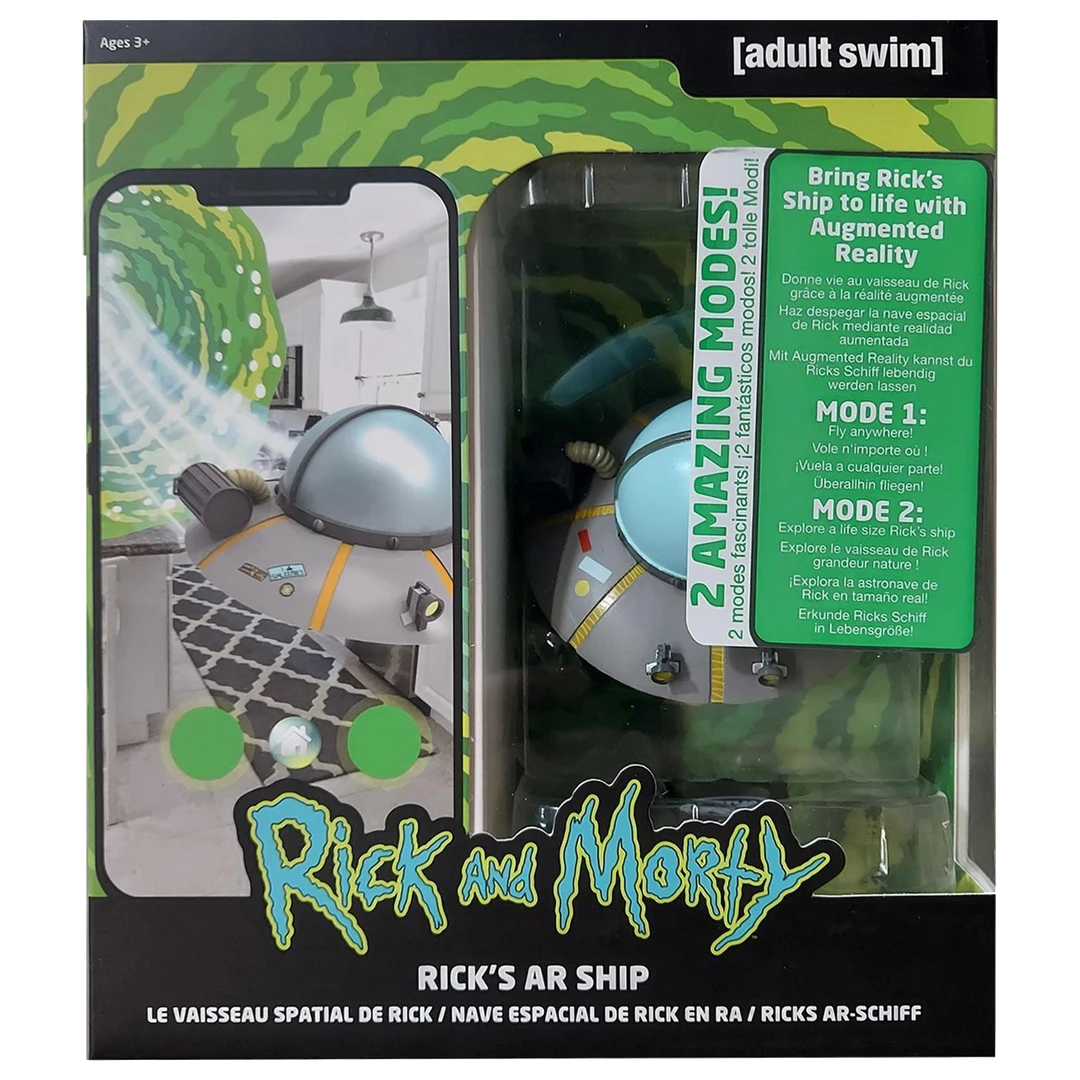 WOW Stuff Rick & Morty Virtual Rick's AR Ship Remote Control Spaceship Interactive Toy 6 WOW Stuff Rick & Morty Virtual Rick's AR Ship Remote Control Spaceship Interactive Toy