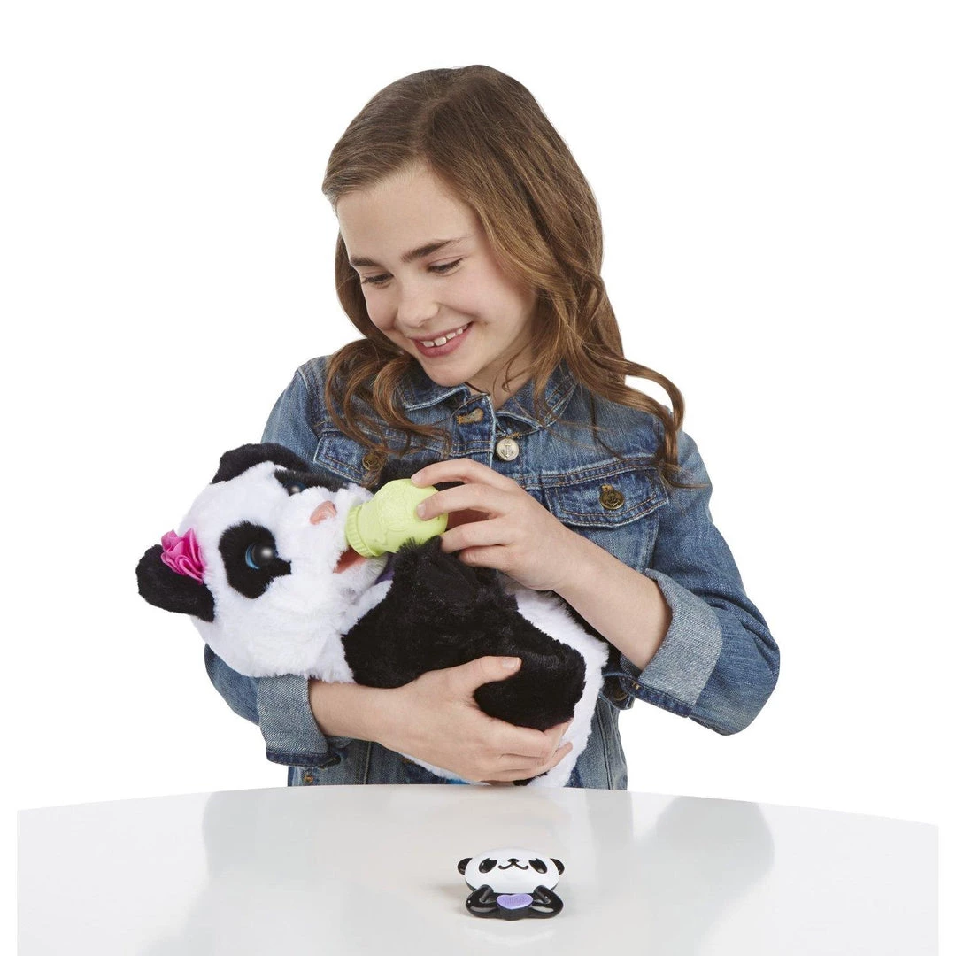 FurReal Friends Pom Pom Baby Panda Pet Walk Talk Feed Interactive Plush Toy Hasbro 4 FurReal Friends Pom Pom Baby Panda Pet Walk Talk Feed Interactive Plush Toy Hasbro