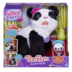 FurReal Friends Pom Pom Baby Panda Pet Walk Talk Feed Interactive Plush Toy Hasbro 11 FurReal Friends Pom Pom Baby Panda Pet Walk Talk Feed Interactive Plush Toy Hasbro