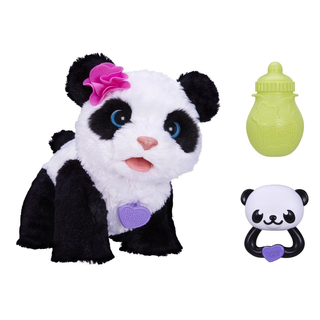 FurReal Friends Pom Pom Baby Panda Pet Walk Talk Feed Interactive Plush Toy Hasbro 6 FurReal Friends Pom Pom Baby Panda Pet Walk Talk Feed Interactive Plush Toy Hasbro