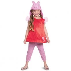 Peppa Pig Classic Girls Size L 4/6X Official Nick Jr Character Costume Disguise